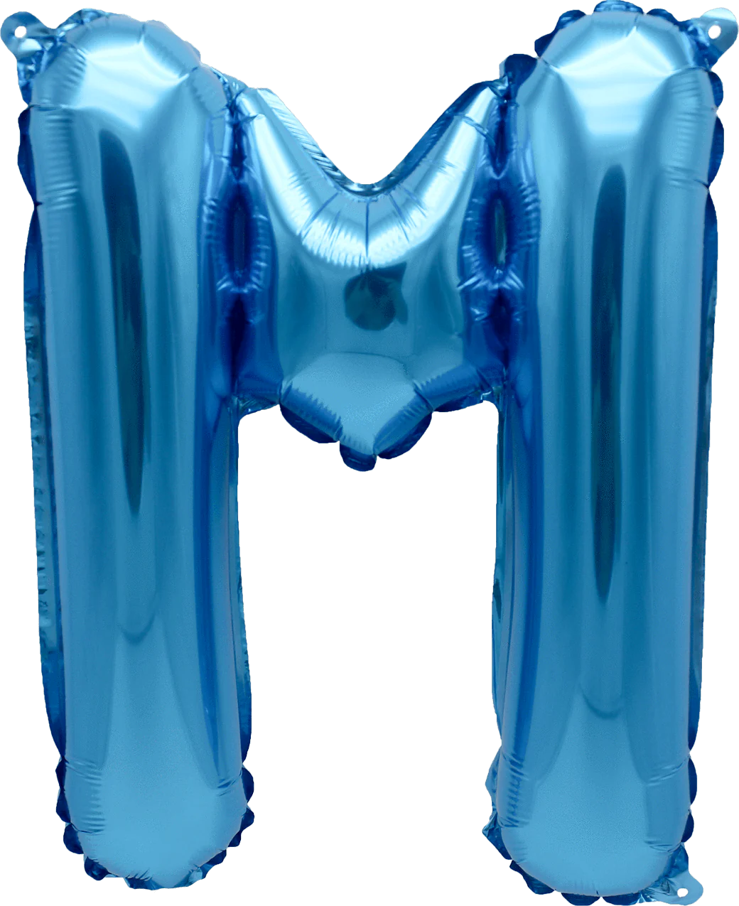 16" FOIL BLUE LETTER M
