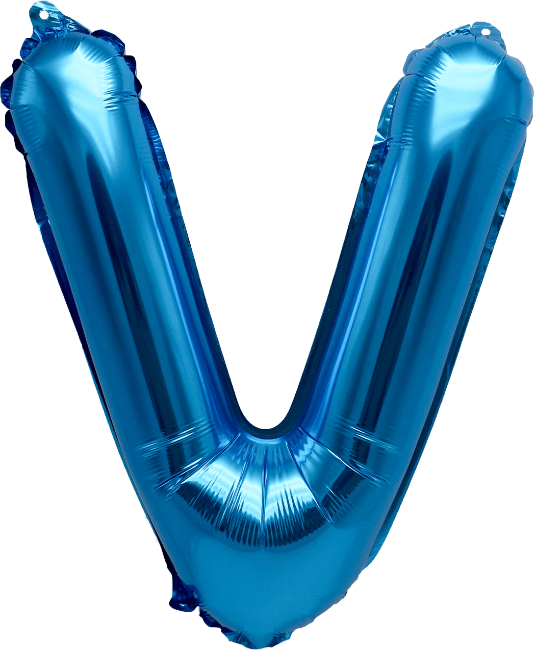 16" FOIL BLUE LETTER V