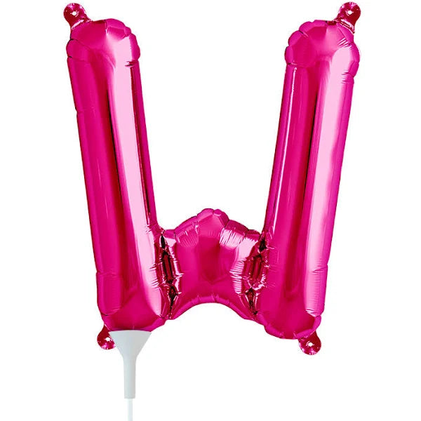 16" FOIL PINK LETTER W