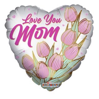 18" Love Mom Rose Bouquet