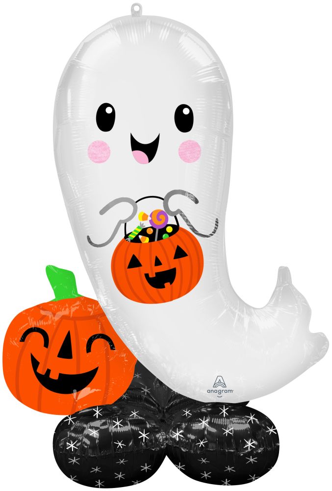 FOIL HALLOWEEN GHOST BALLOONS 53" AirLoonz