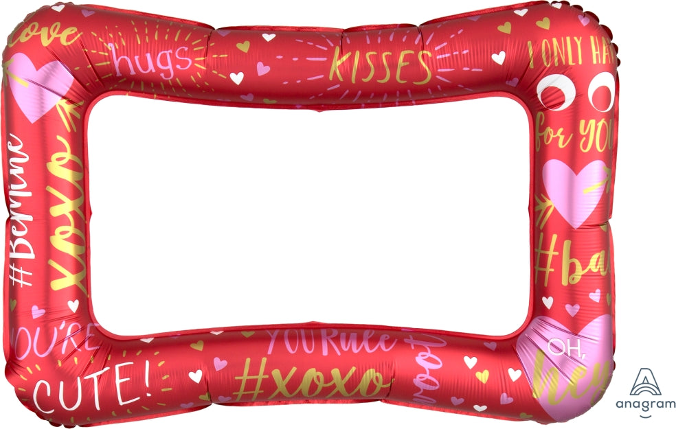 FOIL 23" LOVE SELFIE FRAME