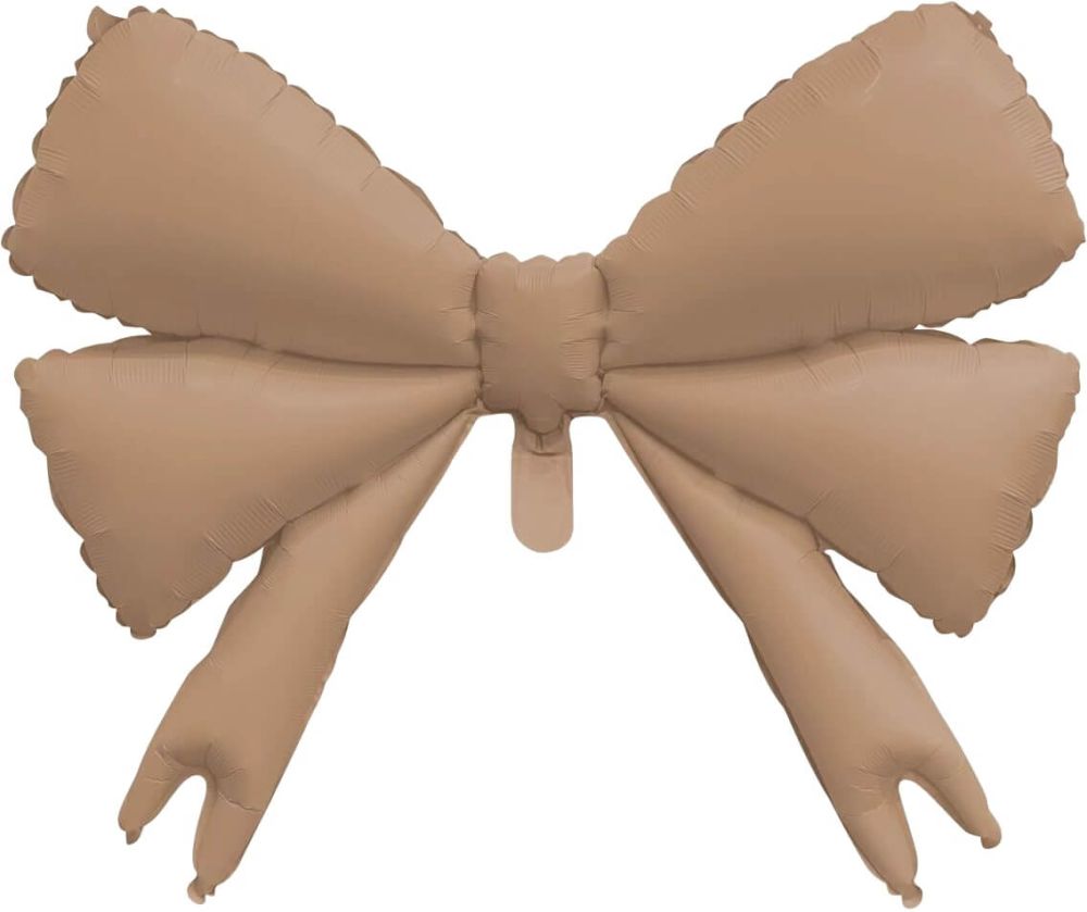 MATTE LATTE BOW BALLOON 30"