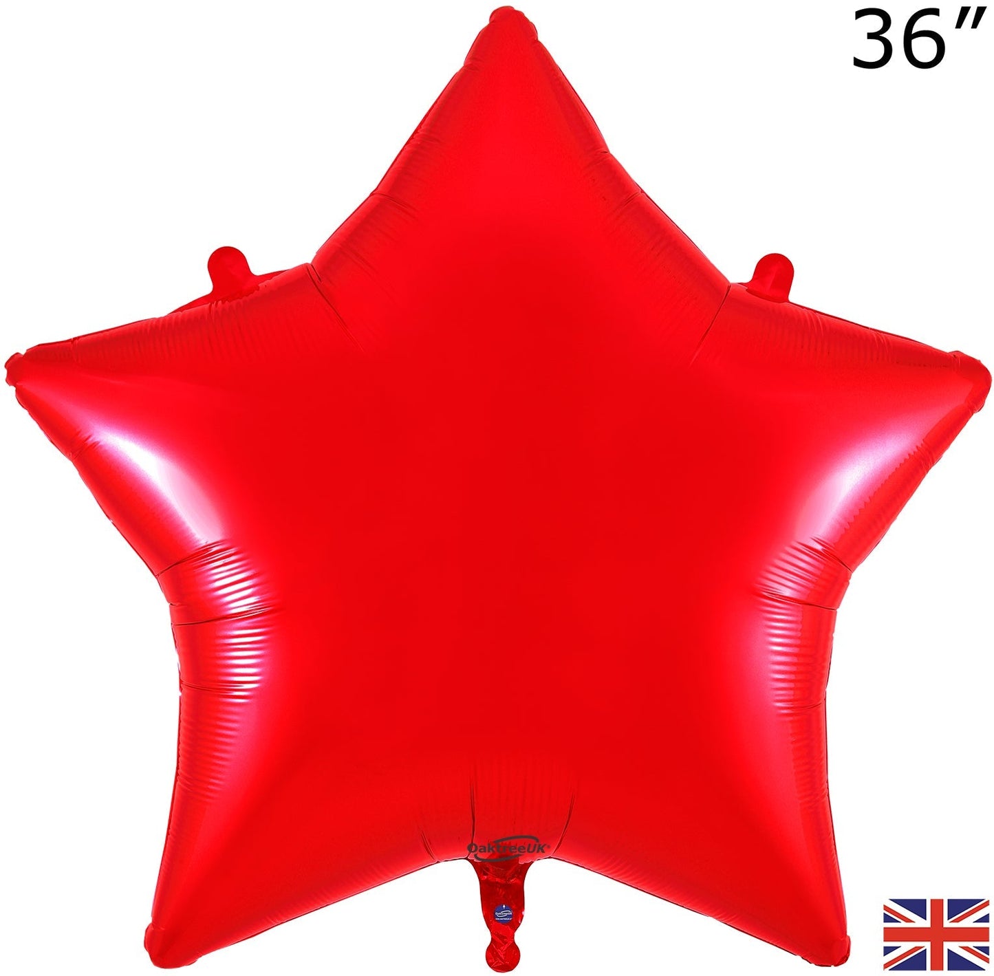 FOIL STAR RED 36" OAKTREE