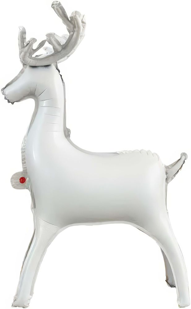 REINDEER WHITE 50" BALLOON