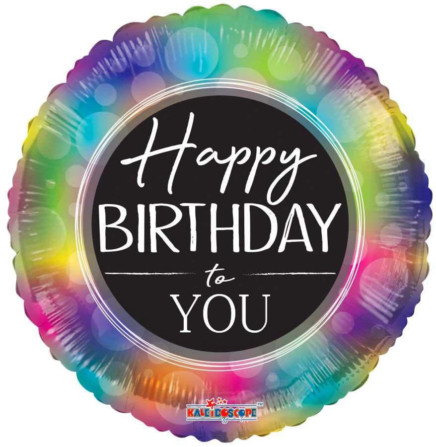 FOIL 17" HAPPY BIRTHDAY TO YOU MULTICOLOR