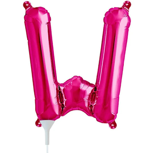 16" FOIL PINK LETTER W