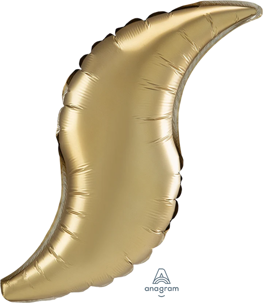 19" Curve Foil Gold Sateen