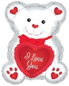 20" Teddy Love Hearts Red by CTI