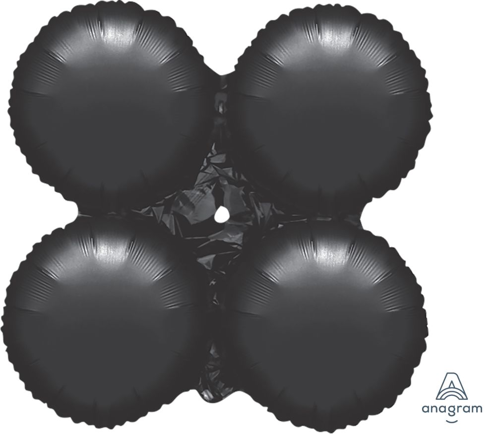 24" MagicArch Large Metallic Black Balloon