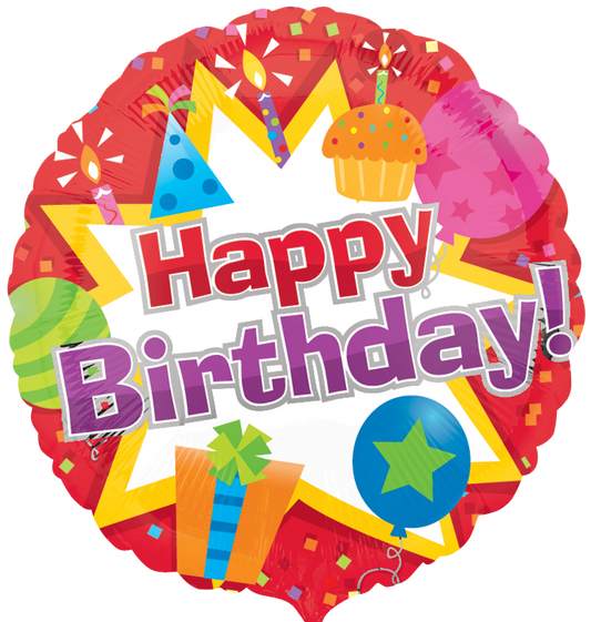 FOIL 17" BIRTHDAY ICON