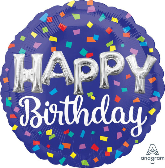 FOIL 18" HAPPY BIRTHDAY LETTERS