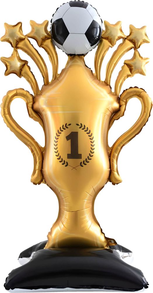 59" STANDING 1st PLACE SOCCER TROPHY BALLOON