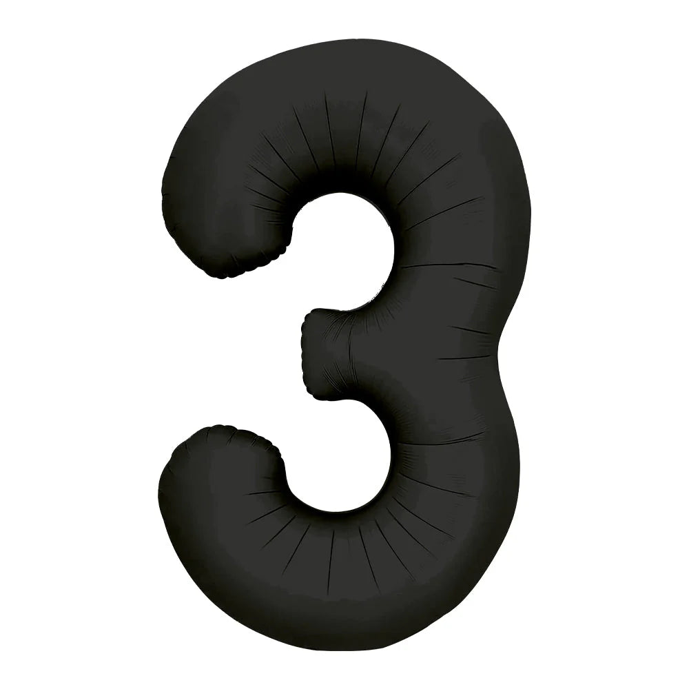 34" BLACK NUMBER 3 AiRise