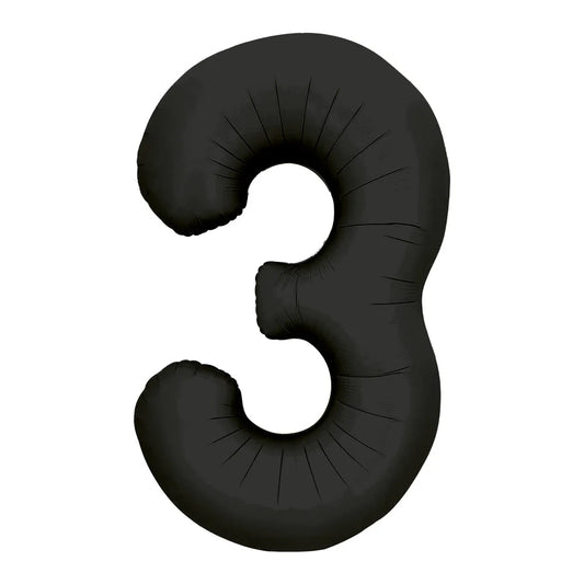 34" BLACK NUMBER 3 AiRise