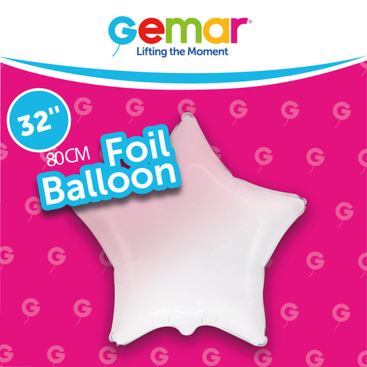 FOIL STAR BABY PINK GRADIENT 32" GEMAR