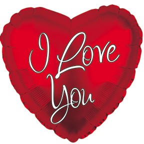FOIL 17" I LOVE YOU