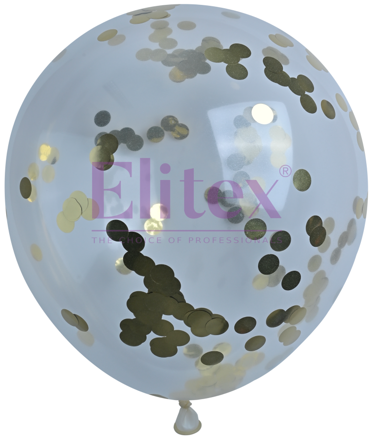 ELITEX CONFETTI GOLD 12" X 10