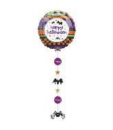 FOIL 24" HAPPY HALLOWEEN DROP-A-LINE ANAGRAM