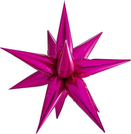 STARBURST STAR 40" HOT PINK DECOCHAMP