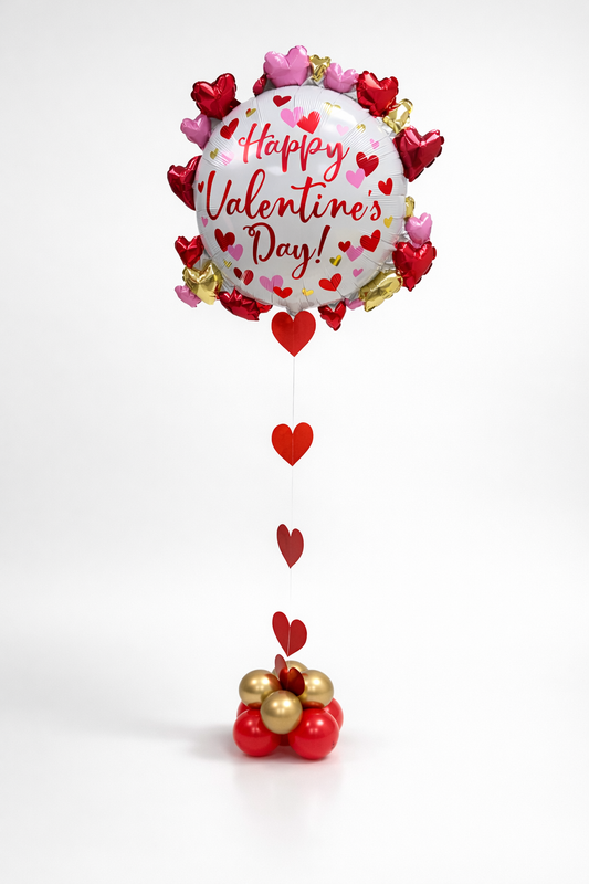 Floating Elegance Valentine Balloon
