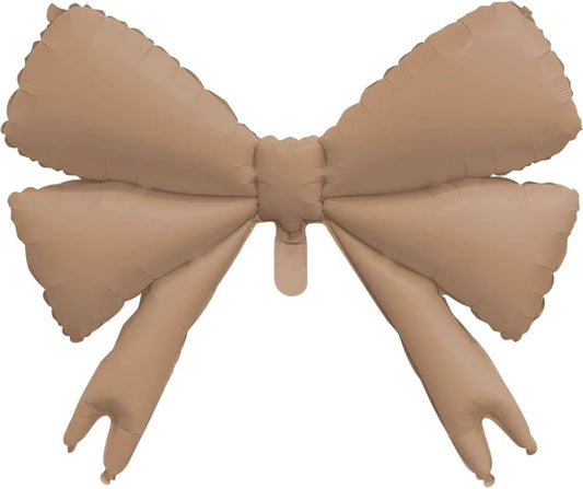 MATTE LATTE BOW BALLOON 30"