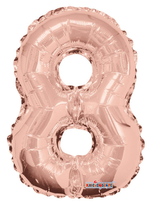 14" ROSE GOLD # 8 KALEIDOSCOPE
