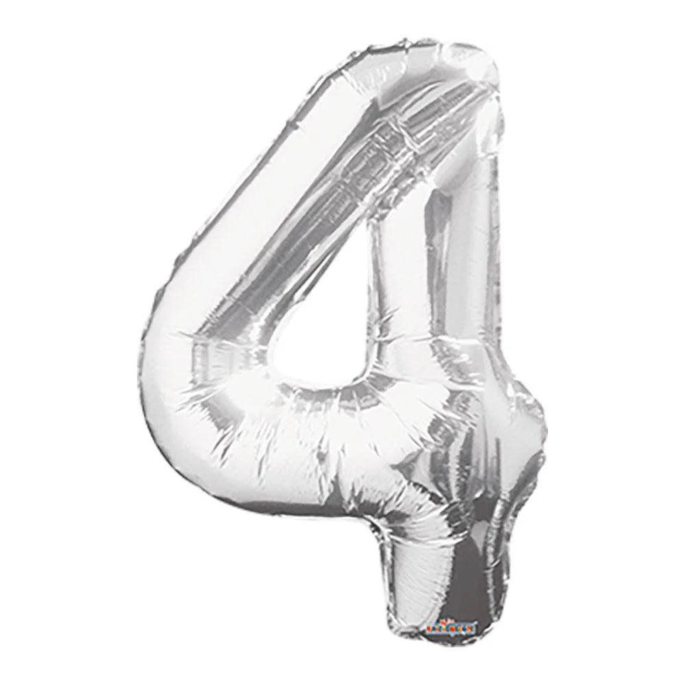 14" SILVER 4 KALEIDOSCOPE Evolution Balloons