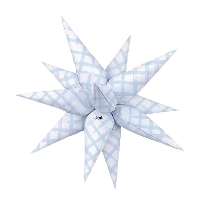STARBURST 26" BLUE WATERCOLOR MINGLE