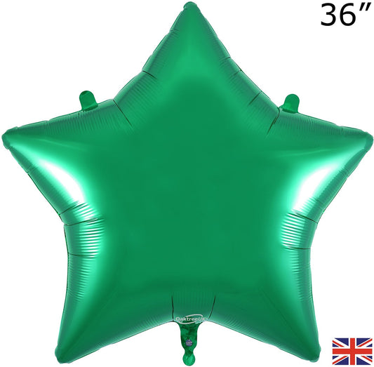 FOIL STAR GREEN 36" OAKTREE