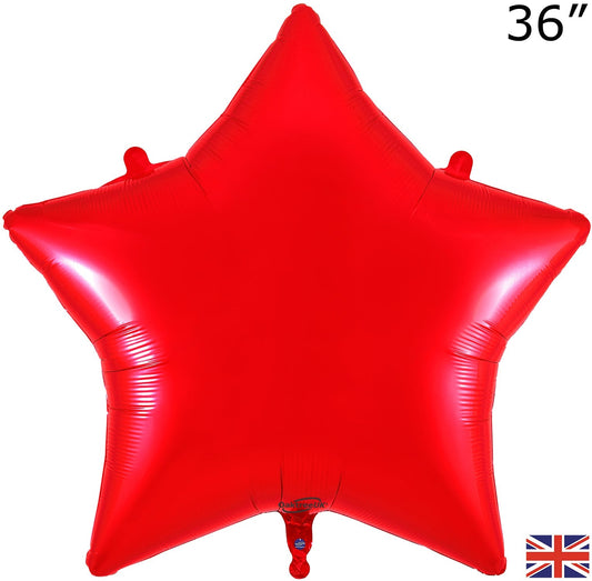 FOIL STAR RED 36" OAKTREE