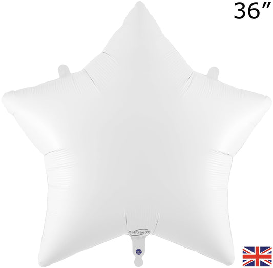 FOIL STAR WHITE 36" OAKTREE