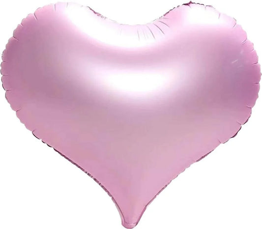20" Matte Pink Heart Balloons