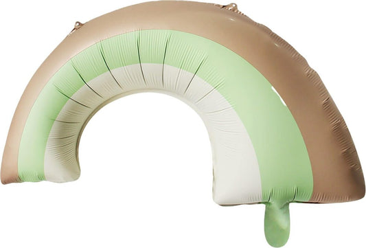 33" Matte Green Rainbow Balloon
